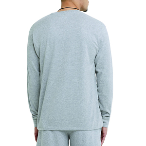 Venta caliente de los hombres de manga larga Camisetas Diseño personalizado de secado rápido Top Trending Letter Pattern Mejor fabricante - Product Image 6