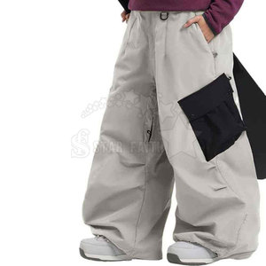 Pantalones de Esquí Casuales Ligeros y Fáciles de Usar, Estilo Invernal, Suaves, Cómodos, Transpirables, de Poliéster/Nailon, con Forro Cálido para Actividades en la Nieve - Product Image 5