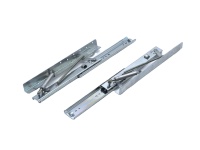 Kit de glissière de levage de table en acier laminé à froid 47 mm-350 avec roulement à billes pour table de cuisine ou de chambre - Levage d'extrémité durable