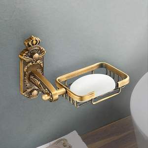 Jabonera de pared de latón estilo vintage, disponible a precios de mayoreo, un diseño de metal duradero para su hogar. - Product Image 3