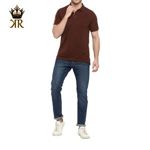 Camiseta Polo de Color Sólido con Bordado Personalizado, Corte Ajustado, Camiseta Polo de Manga Corta de Alta Calidad para Hombre con Diseño de Logotipo, 100% Algodón - Product Image 5
