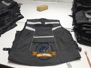 เสื้อกั๊กนิรภัยทำจากโพลีเอสเตอร์สะท้อนแสงสามารถปรับแต่งได้สำหรับเครื่องแบบทุกชนิด - Product Image 2