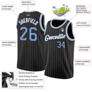 Nuevo fabricante de fábrica, Etiqueta Privada, baja tasa, servicios OEM, camiseta de baloncesto, camiseta de baloncesto deportiva de moda para hombres - Product Image 5