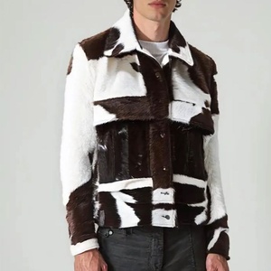 Chaqueta de cuero de pelo de vaca para hombre 2025 vendedor superior abrigo de invierno de cuero Original pesado transpirable ropa de calle de lujo High Street - Product Image 4