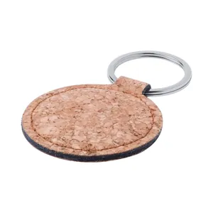 Portachiavi Ecologici in Legno Netra, Gadget Portachiavi in Sughero - Product Image 1
