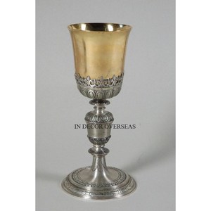 Verre à vin rouge en aluminium de qualité supérieure gravé vintage de designer plaqué or de haute qualité, gobelet à bière, verres de bar - Product Image 4