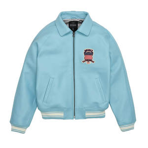 Chaquetas Avirex de hombre de cuero PU de alta calidad con logotipo personalizado/chaquetas Avirex de hombre de tela de cuero pesado de gran oferta - Product Image 1