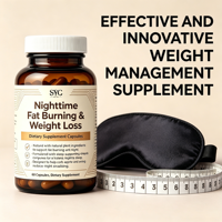 Capsules brûle-graisses nocturnes OEM avec Ashwagandha et 5-HTP pour un sommeil profond et un soutien du métabolisme – Vente en gros
