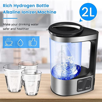 Fabricant d'eau à hydrogène meilleur vendeur 2000ppb affichage LED bureau 2L bouilloire électrique à hydrogène Machine