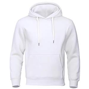 Pulls d'automne et d'hiver pour hommes, sweat-shirt en polaire, vente chaude, mode scolaire, sweats à capuche décontractés, couleur unie, streetwear brodé - Product Image 5