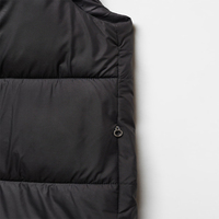 Veste matelassée bouffante avec logo personnalisé pour hommes, gilet chauffant, coupe-vent d'extérieur et d'hiver de haute qualité, gilet long pour femmes