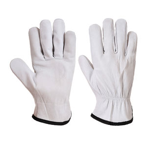 Gants de travail en cuir de grain de peau de chèvre de vache très exigeants gants de conducteur fonctions anti-coupure anti-impact gants de sécurité généraux - Product Image 5