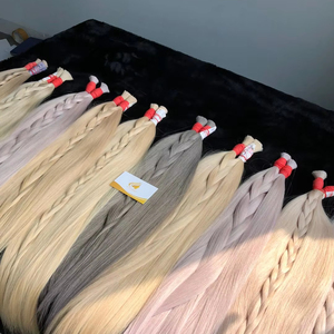 Best <b>Cheap</b> Price 100g Colored Bulk Natural Straight Luxury Non-Remy Hair <b>Extensions</b> Vietnam Human Hair All Colors Supplier Sale - Product Image 1