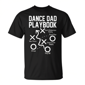 Camiseta para Papá Bailarín, Camiseta Promocional con Diseño de Guía de Baile para Papá Bailarín, Elegante y Estilizada - Product Image 2