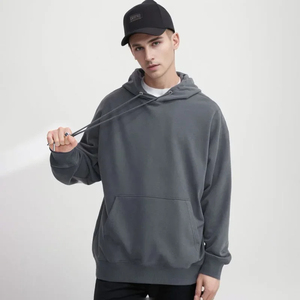 OEM Sample Men 100%Cotton Oversize <b>Stand</b> Collar Pullover Puff Print With Screen Print Heavy <b>Weight</b> Hoodies Sweatshirts hoodies - Product Image 2