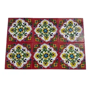 Azulejo de cerámica para colgar en la pared de 10 piezas, muebles de suelo de diseño de 6x6 ''para Interior para sala de estar - Product Image 1