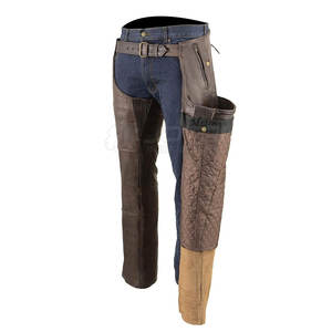 2024 New Hot Sale MenLeather <b>Chaps</b> Solid Color Breathable Best Design <b>Leather</b> <b>Chaps</b> for Sale - Product Image 4
