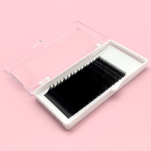 OEM Mink Box 12 Ligne OEM Fabricant de Cils Pleine Boucle Pas Cher Prix Pleine Longueur Ventilateurs de Cils Symétriques Vente en Gros Ventilateurs de Cils ODM - Product Image 3