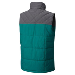 Gilets matelassés sans manches en toile respirante et légère pour hommes, personnalisables pour l'automne / Vente en gros de vestes coupe-vent à fermeture éclair sur mesure de haute qualité - Product Image 2