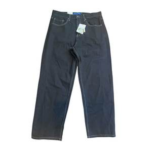 Pantalones elegantes desgastados para hombre, ropa de calle de primavera, pantalones vaqueros holgados desgastados, pantalones vaqueros de pierna ancha sueltos, estilo Vintage medio de punto para hombre de invierno - Product Image 1