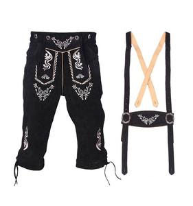 กางเกงหนังเทียมแบบกําหนดเอง Trachten / กางเกงเบาเวเรีย Trachten กางเกงหนังเทียมแบบกําหนดเอง ถุงน่องหนังแท้สําหรับผู้ชาย - Product Image 2