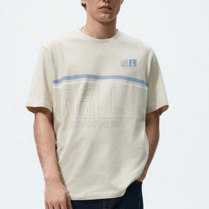 Camiseta extragrande de alta calidad 100% algodón Camiseta estampada holgada para hombres Camiseta superventas para hombres - Product Image 1