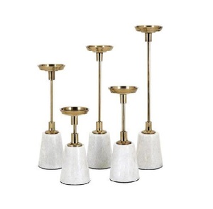 Portavelas de candelita de latón rústico de nuevo estilo, los mejores regalos, artesanías usadas y artículos decorativos, decoración del hogar, diseño Unice - Product Image 5