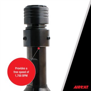 Kit de Martillo Neumático Super Duty con Vástago de 0.498 Pulgadas, 1,700 BPM, 4 Cinceles Incluidos - Product Image 1