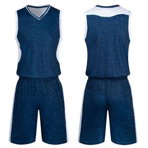 Conjunto de uniforme de baloncesto reversible para hombre, camiseta de talla grande con sublimación, ropa de baloncesto para adultos - Product Image 2