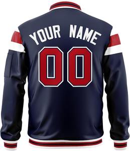 Premium Luxury <b>Mens</b> <b>Varsity</b> <b>Jacket</b> <b>Bomber</b> Style Satin Contrast Stripes Oversized Unisex Fashion Streetwear OEM <b>Jacket</b> for <b>Men</b> - Product Image 5