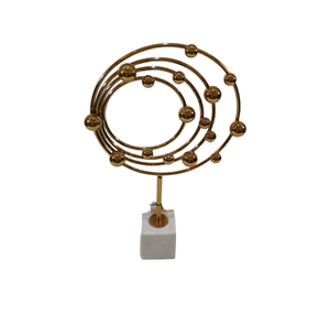 Nueva Decoración Navideña de Metal para Bodas, Escultura Hecha a Mano, Estilo Art Deco Moderno, Adorno de Cadena de Estrellas Decorativas - Product Image 4