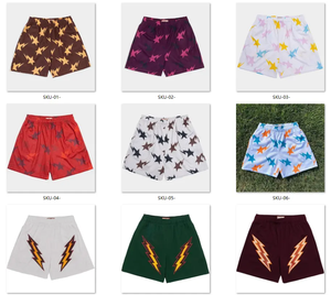 กางเกงขาสั้นกีฬาสำหรับผู้ชายกางเกงขาสั้นชายหาดแบบลำลองระบายอากาศได้อย่างรวดเร็วแห้งเร็วสำหรับใส่ไปยิมวิ่งมีโลโก้ให้เลือกหลายสี - Product Image 2