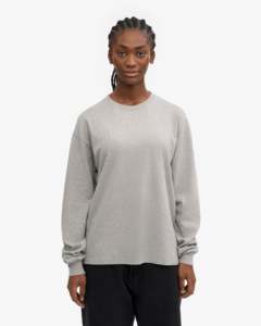 Camiseta de manga larga para mujer Primavera Verano 2025, Jersey de algodón 100% de Color sólido para mujer, camisetas informales finas para mujer - Product Image 5