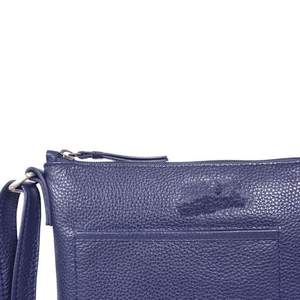 Sac à bandoulière en cuir de grain de galet marine de haute qualité Style Vintage Top fournisseur indien fabricant Saman exportations - Product Image 2