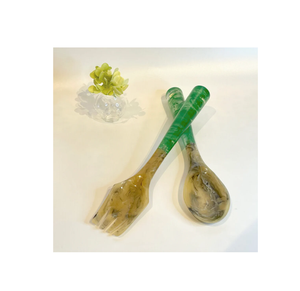 Juego de Cubiertos de Resina Premium con Mango de Cuerno, Perfecto para Comer en Casa, Restaurantes y Recepción de Invitados, Hecho a Mano en India - Product Image 1