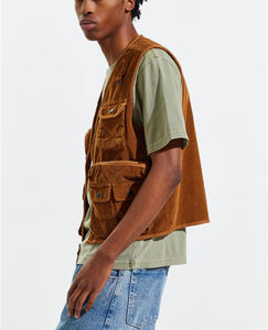 Chaleco de PANA con logotipo personalizado genuino, chaleco táctico para exteriores acolchado de cuero cálido para ropa de trabajo de invierno, exterior a prueba de viento - Product Image 2