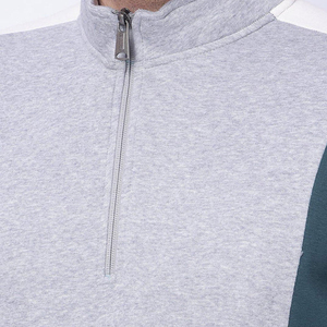 Sweatshirts OEM de haute qualité Sweat-shirt à demi-fermeture éclair pour hommes de qualité supérieure Doux et durable et parfait pour les tenues décontractées et athlétiques - Product Image 4