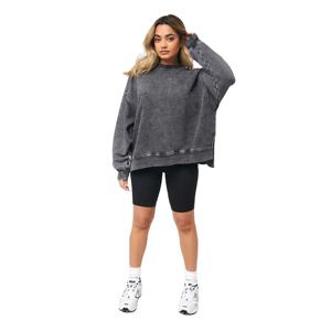 Sudaderas de manga larga en blanco para mujer Otoño Invierno sudaderas con capucha de lana sudaderas pulóver ropa de otoño con bolsillo delantero - Product Image 1