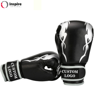 Guante de boxeo de cuero de PVC personalizado para hombres, guante de boxeo para entrenamiento de boxeo, lucha, acepta OEM - Product Image 4