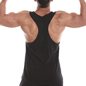 Camiseta de algodón para correr con logotipo personalizado al por mayor, camisetas atléticas musculosas, ropa deportiva sin mangas para entrenar, camiseta sin mangas para gimnasio para hombre - Product Image 2