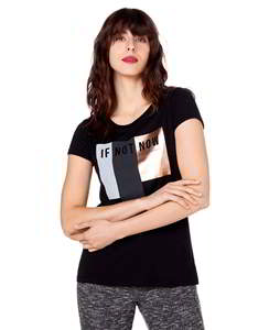 เสื้อยืดผู้หญิงทรงสลิมฟิตผ้าฝ้าย 100% สั่งทำพิเศษ ทรงสบาย ผู้ผลิตรับสกรีนโลโก้ตามแบบ - Product Image 6