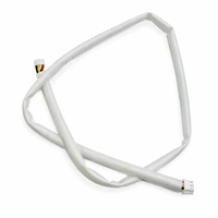 Faisceau de câbles personnalisé à 4 broches avec âme en cuivre, gaine tressée résistante à la chaleur (PVC/caoutchouc) pour chauffage, four, moteur, appareil électroménager, OEM