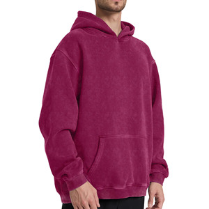 Fabricants de vêtements 100% basiques sweats à capuche en coton mélangé pour homme personnalisé surdimensionné poids lourd 2025 nouveauté sweats à capuche pour hommes - Product Image 5