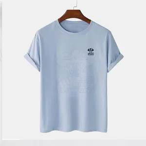 Wholesale 100 Cotton Men's Crew Neck Shirt High Quality Men T-shirt Oversized Unisex Summer Outdoor Wear Shirts