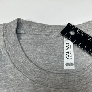 Heather Grey Camisetas Bella Canvas Heavyweight Peinado Ringspun Camiseta de algodón - Product Image 1