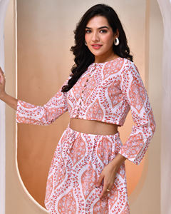 Haut avec manches élégantes et boutons Robe en coton vibrant pour femmes en plusieurs couleurs Idéal pour une tenue de bureau décontractée - Product Image 2