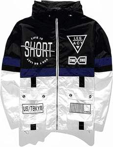 Chaqueta Deportiva Personalizada al por Mayor con Logotipo, Conjuntos para Hombre, Chándales Lisos para Hombre, Chaqueta Cortavientos, Conjunto Deportivo de Nailon para Hombre - Product Image 6