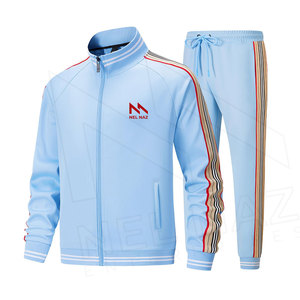 OEM al por mayor de alta calidad de los hombres de entrenamiento gimnasio chándal ligero de manga larga con tiras laterales más opciones de tamaño - Product Image 1