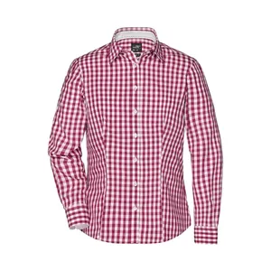 Ladies' <b>Checked</b> Blouse Corporate Merchandising Promotional Polo <b>Shirts</b> - Product Image 6