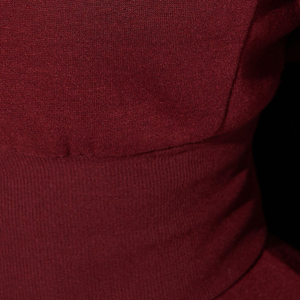 สเวตเตอร์ของผู้หญิงเสื้อครอประบายอากาศได้ดีสีพื้นสีพื้น - Product Image 6
